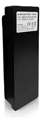 vhbw 5 x batterij compatibel met Scanreco Mini, Maxi, Marrel 500, HMF, Palfinger industriële radio-afstandsbediening (1500 mAh, 7,2 V, NiMH) - zwart