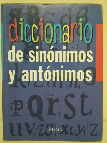 Diccionario De Sinónimos Y Antónimos. Visor. 