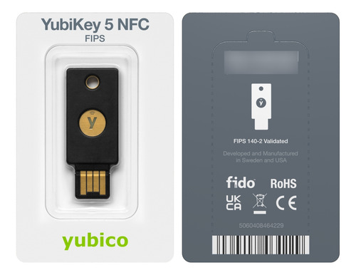 Yubikey 5 Nfc Fips Yubico Nist Sp800-63b Fips 140-2 Usb