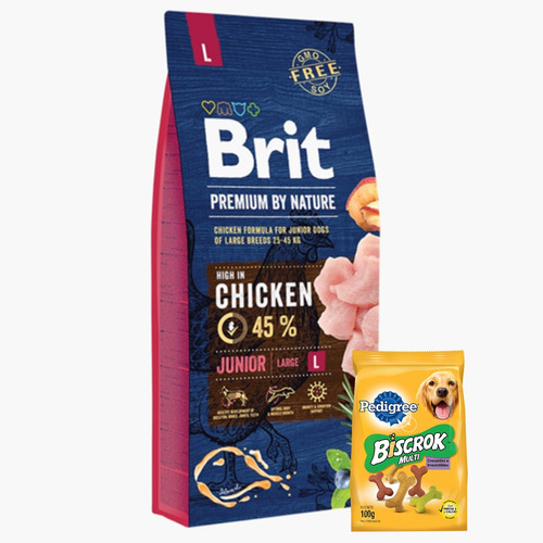 Brit Premium By Nature Junior Large 15kg + Regalo + Envio!!