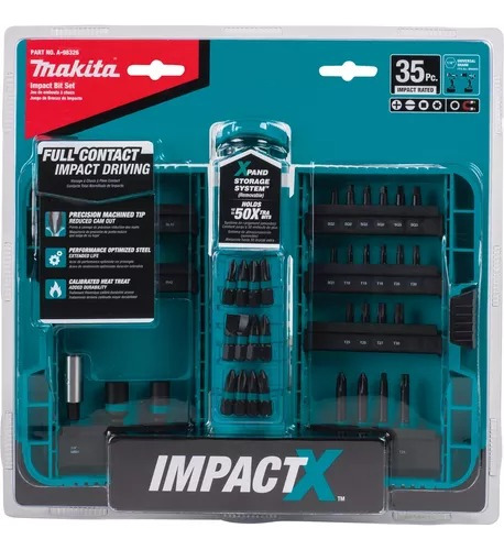 Juego De Puntas Makita A-98326 De Impactx  *35 Piezas