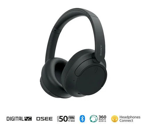 Imagen 2 de 4 de Audífonos Inalámbricos Con Noise Cancelling Wh-ch720n Color Negro