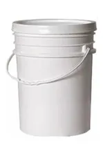 Comprar 5 Baldes Plastico 20 Litros Blanco Con Tapa Para Alimenticio