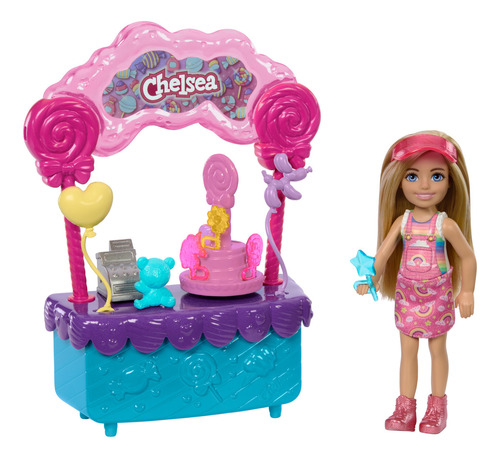 Barbie Set Juego HRM07 stacie al rescate chelsea estación dulces color multicolor