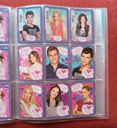 Álbum Violetta Disney Completo ( 103 Cartas ) Pasta | Parcelamento