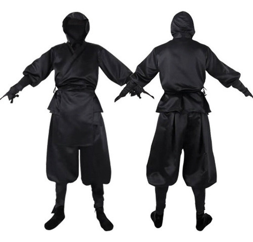 Black Ninja De Cosplay Festival Traje Negro Completo