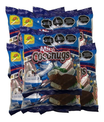 Mini Coconugs Dulce De Coco Chocolate 72 Pz 15 G C/u E