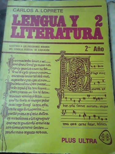 Lengua Y Literatura 2 Carlos Alberto Loprete 