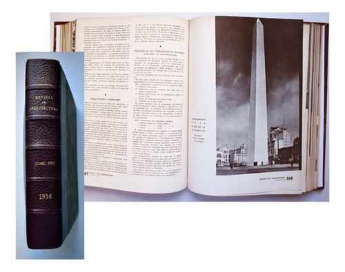 Revista De Arquitectura Año Completo 1936 Obelisco Ed. Shell
