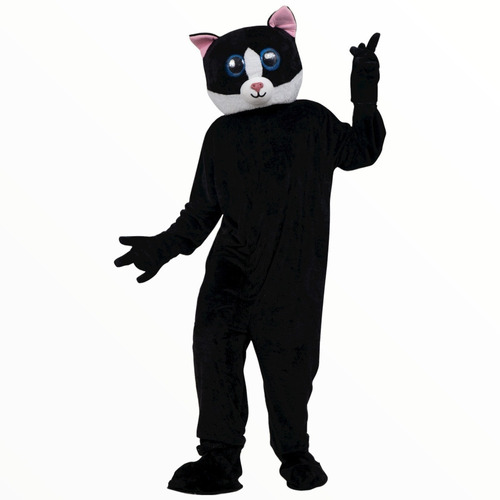 Botarga Disfraz Kawaii Gato Negro Hallowen Fiesta