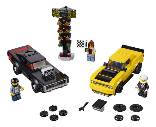 Kit De Construcción Lego Speed Champions 2018 Para Dodge Cha