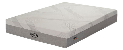 Colchones America, Colchón Matrimonial Flex, Memory Foam Gris