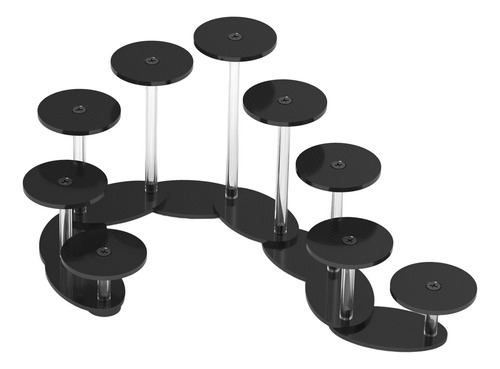 Soporte De Exhibición De Pastel De Acrílico Soporte Negro