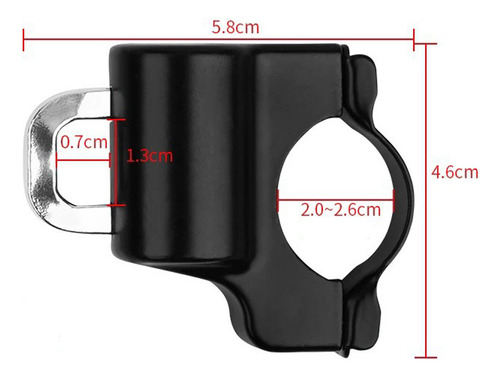 . Conjunto De Casco Negro Universal Antirrobo For