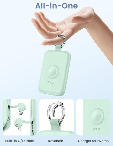 Cargador Portátil, Mah Pd 20 W, Cargador Portátil De Carga R