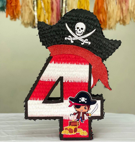 Piñata Número Pirata