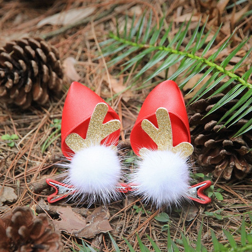10 Pares De Diademas De Navidad Pinzas Para El Pelo Navidad