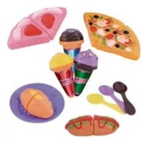 Juego Food For Kids Ditoys Set 2 Comidas Con Abrojo