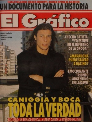 El Grafico 3931 Boca Juniors Caniggia