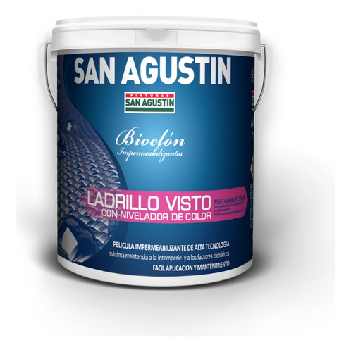 Pintura Ladrillos Visto San Agustin C/nive De Color  X 4 Lt