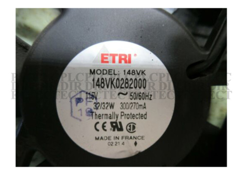 New Etri 148vk0282000 Axial Flow Fan 115v 50/60h Ccf