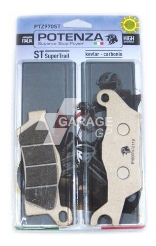Pastilhas De Freio Quadriciclo Can-am Outlander 650 Ptz970st