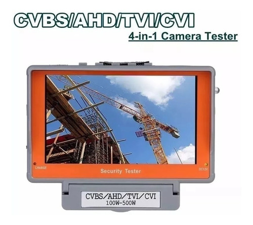2 Monitor 5.0 Tester Testador Camera 4 Em 1 Cvbs/ahd/tvi/cvi