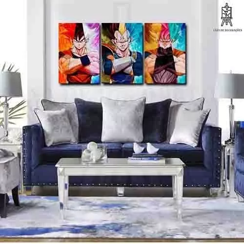 PLACA QUADRO DECORATIVO DESENHO ANIME 20X30 DRAGON BALL GOKU