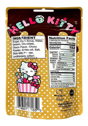 Chocolates Suaves Hello Kitty Choco Soft Candy 54g Importado