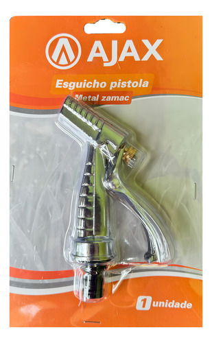 Esguicho Pistola Em Metal Zamac Jato Regar Jardinagem - Ajax