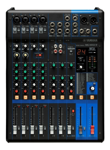 Imagen 1 de 4 de Consola Yamaha MG10XUF de mezcla 220V