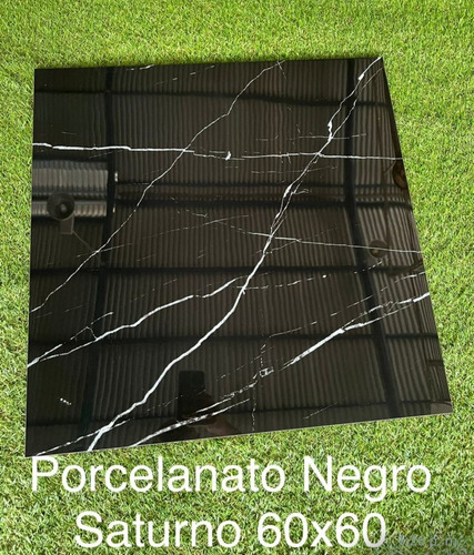 Porcelanato Negro Carrara 60x60