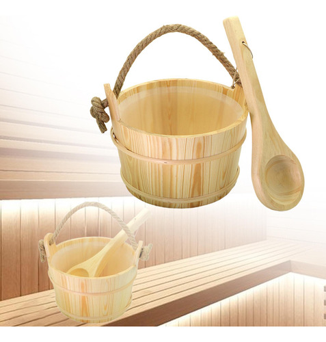 Cubo De Sauna Con Cucharón, Kit De Iniciación De Sauna,