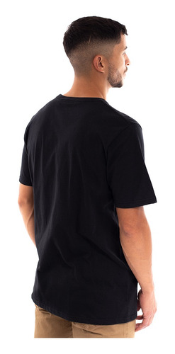 Imagen 4 de 6 de Polera Manga Corta Hombre Hang Loose Gradiente Negro