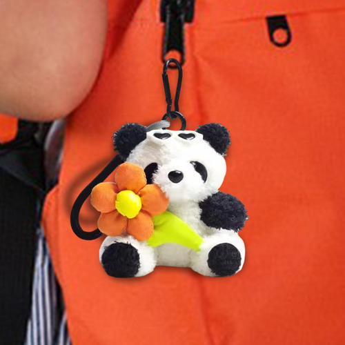 Llavero Con Forma De Panda De Dibujos Animados Para Cartera,