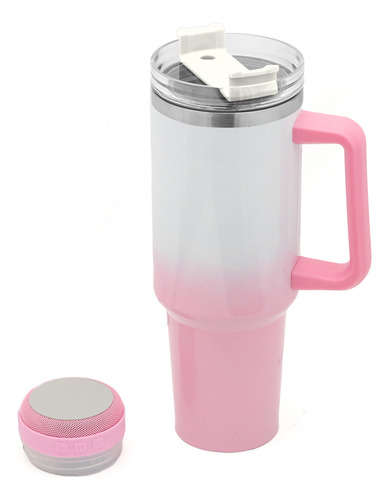 Termo 40oz Térmico C/ Bocina Acero Inoxidable 1200ml Moda Rosa