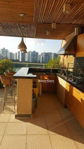 Imagem 10 de 28 de Cobertura Com 4 Dormitórios À Venda, 320 M² Por R$ 3.099.000,00 - Barra Da Tijuca - Rio De Janeiro/rj - Co0268
