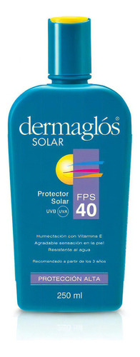 Protector Solar Dermaglós Fps 40  Emulsión  250 ml