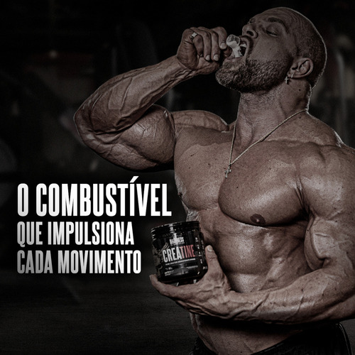 Creatina Darkness Monohidratada 300g - Potência, Resistência Sem Sabor