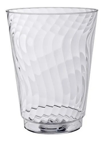 18 Vasos Plástico Tipo Cristal 14oz 414ml Desechable Chinet Color Transparente