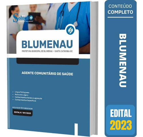 Apostila Prefeitura Blumenau Sc 2023 Agente Comunitário