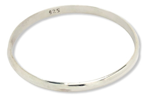 Imagen 6 de 10 de Pulsera Esclava De Plata 925 Ancho 5 Mm