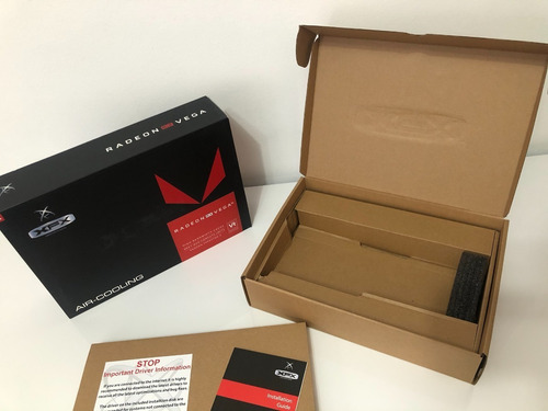 Imagem 3 de 5 de Caixa Da Placa De Vídeo Radeon Rx Vega 56 Xfx Air Cooling