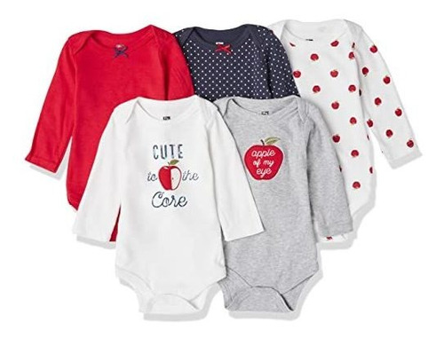 Hudson Baby Unisex Baby Cotton Long-sleeve Bodysuit 4k4nj