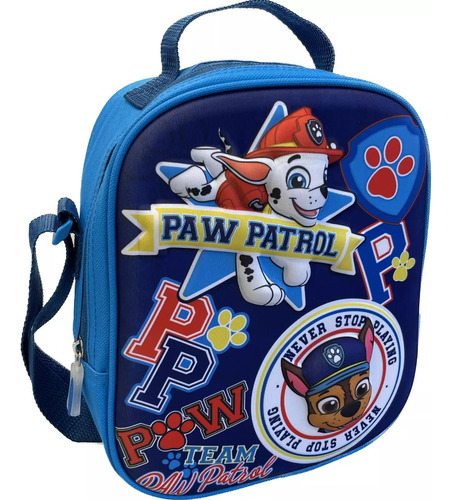Lonchera Escolar 3 D Paw Patrol Chase - Skye Almuerzo