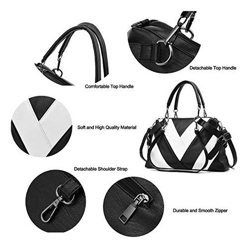 Bolso De Mano Para Mujer, Bandolera Hobo, Bolsos Con Asa Sup