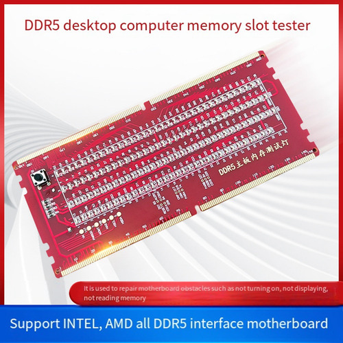 Probador De Ranuras De Memoria Ddr5, Amplia Compatibilidad,
