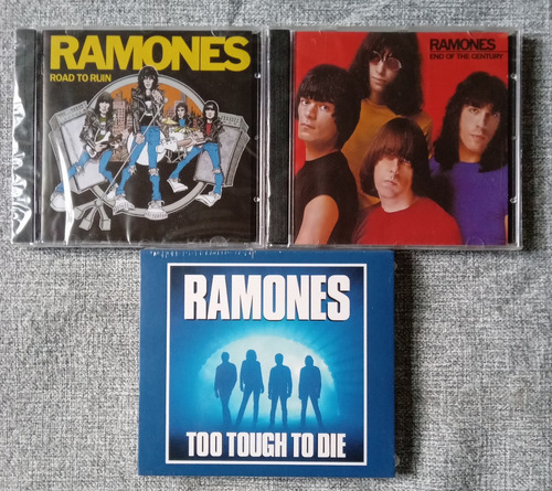 3 Cd Ramones - Road To Ruin End Of Century Too Tough Nuevos