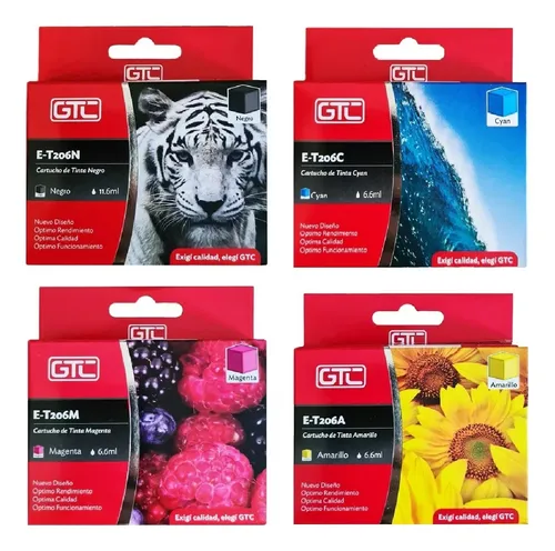 comprar Combo Cartuchos Alternativos 206 Para Epson Xp2101 Xp 2101