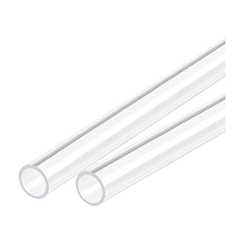 Tubo Acrilico Rigido Transparente Od 12mm Id 10mm 45cm - 2u